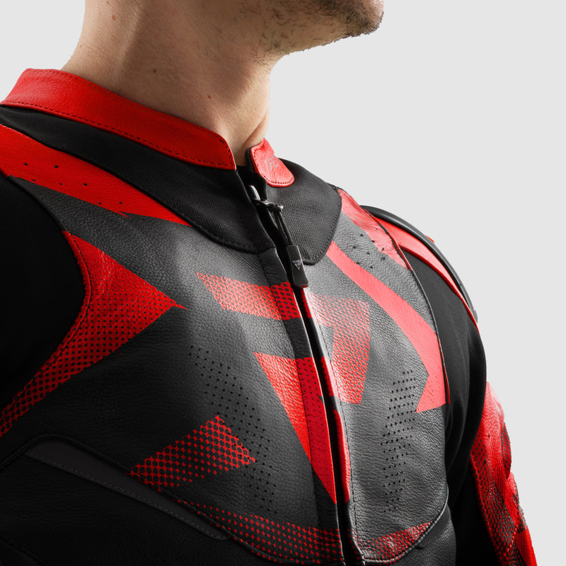 Kurtka motocyklowa skórzana Rebelhorn Inferno Black Fluo Red 9 324145_ZAL786513.jpg