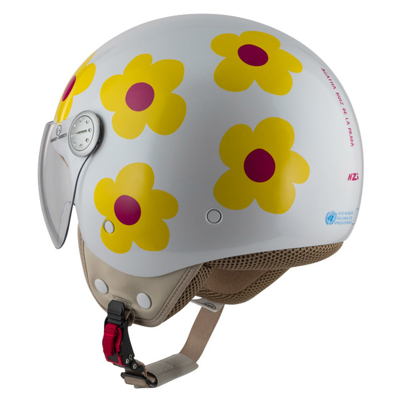 Kask Motocyklowy NZI Pasarela Margaritas Naranja Y Rosa 3 362847_ZAL857617.jpg