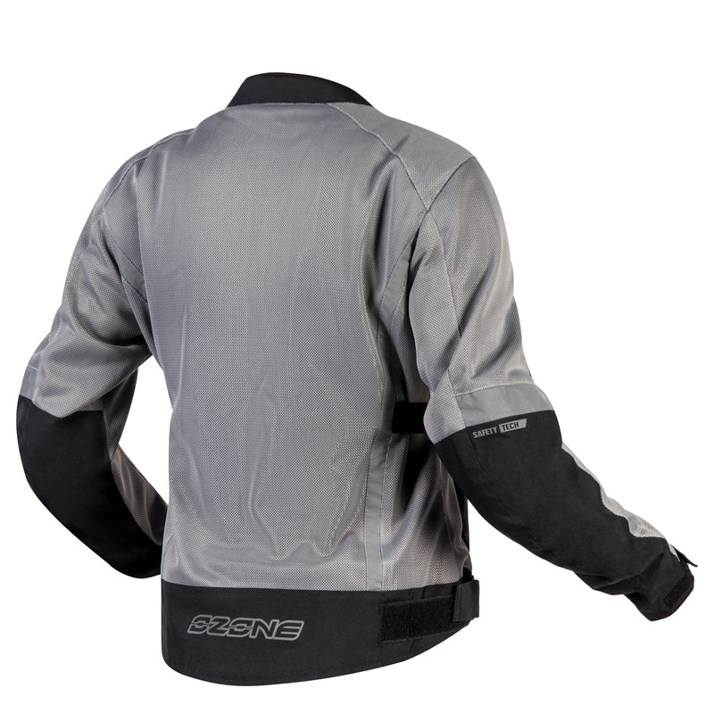 Kurtka Motocyklowa Tekstylna Damska Ozone Dart Silver Black 3 234649_ZAL611636.jpg