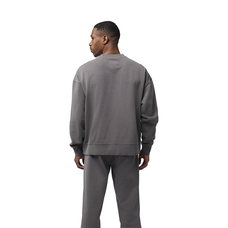 Bluza FOX Wordmark Oversized Fleece Crew Pewter 23 311572_ZAL722005.jpg