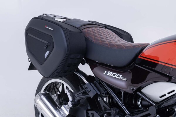 ZESTAW SAKW BOCZNYCH PRO BLAZE H I STELAŻY SW-MOTECH KAWASAKI Z900RS/CAFE/SE (17-) BLACK 5