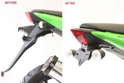 MOCOWANIE TABLICY REJESTRACYJNEJ RG RACING KAWASAKI NINJA 250R 08- 12 1