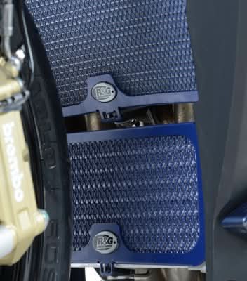 OSŁONA CHŁODNICY OLEJU RG RACING BMW S1000RR 10-15 / HP4 / S1000R 14- DARK BLUE 3
