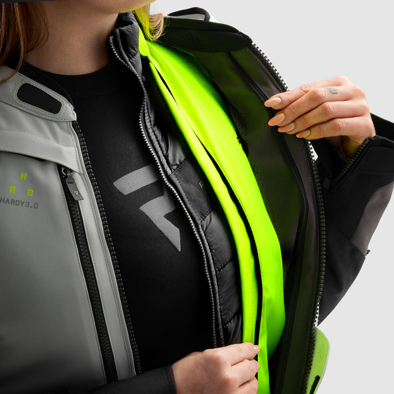 Kurtka motocyklowa tekstylna damska Rebelhorn Hardy 3.0 Black Light Grey Fluo Yellow 36 334871_ZAL814464.jpg
