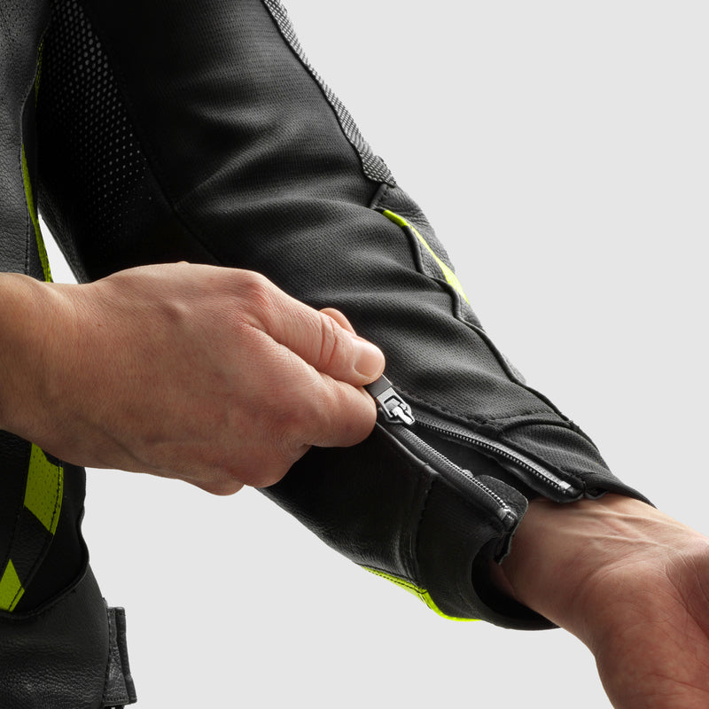 Kurtka motocyklowa skórzana Rebelhorn Inferno Black White Fluo Yellow 24 324180_ZAL786909.jpg