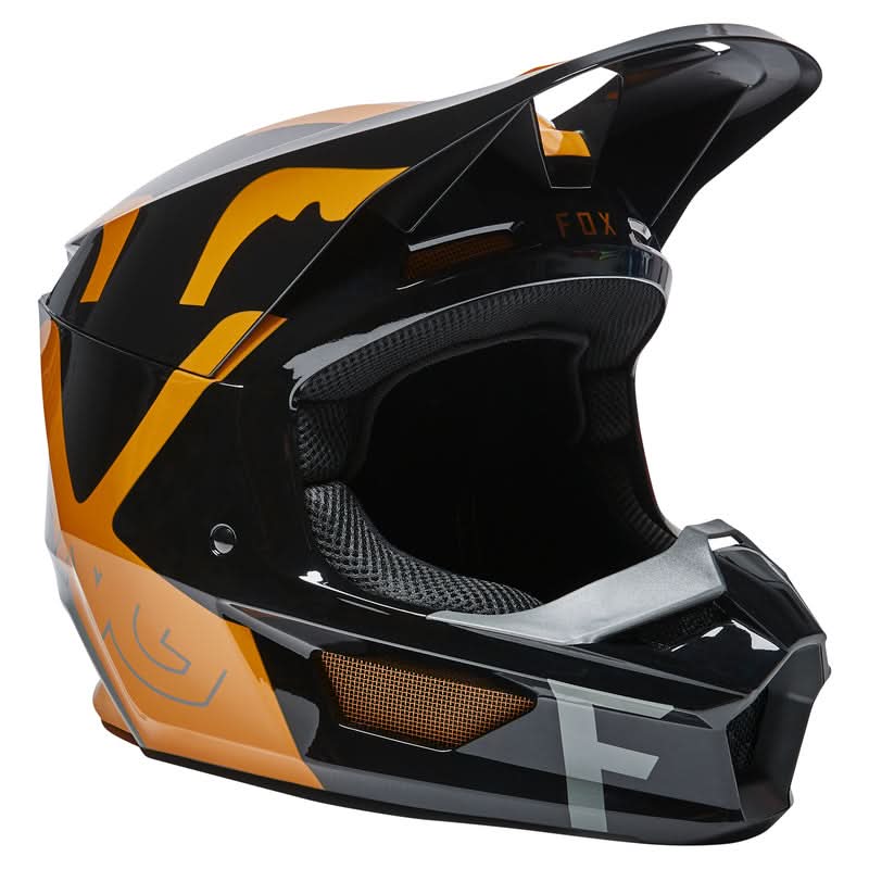 Kask Fox V1 Skew Black/Gold 2 221001_ZAL420980.jpg