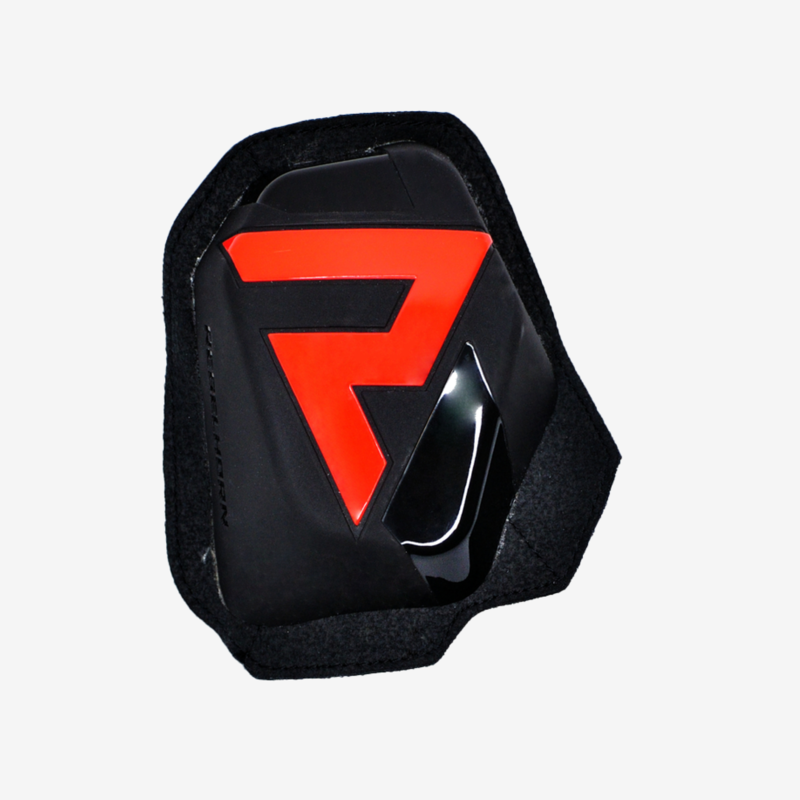 SLIDERY KOLAN REBELHORN (NA RZEPY) BLACK/FLO RED 3