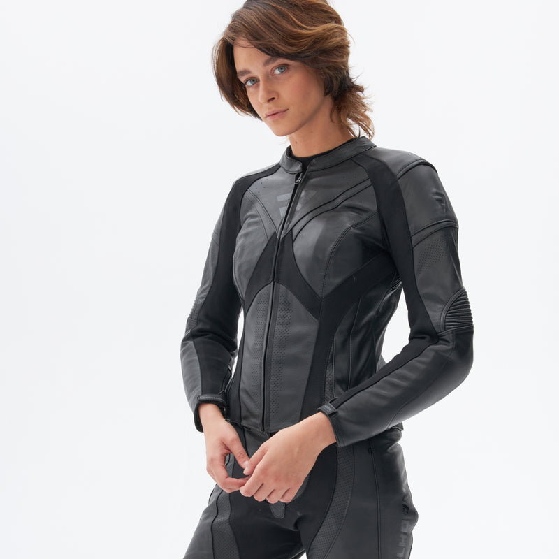 Kurtka motocyklowa skórzana damska Rebelhorn Rebel Black 5 176306_ZAL676564.jpg
