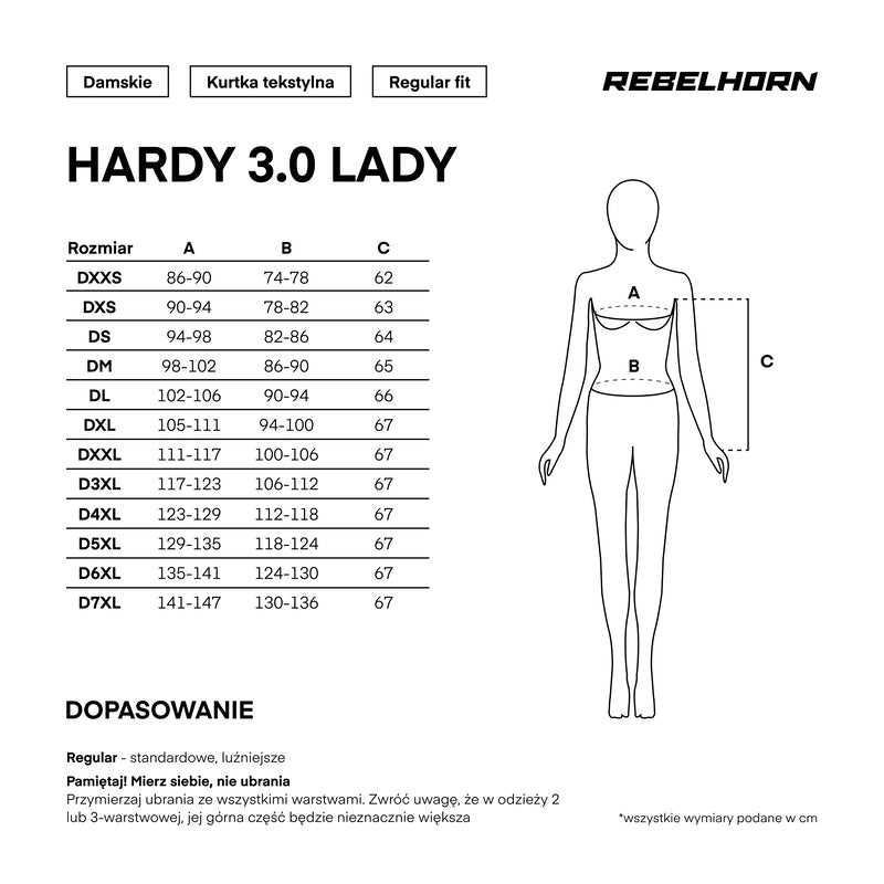 Kurtka motocyklowa tekstylna damska Rebelhorn Hardy 3.0 Black 53 324003_ZAL813987.jpg