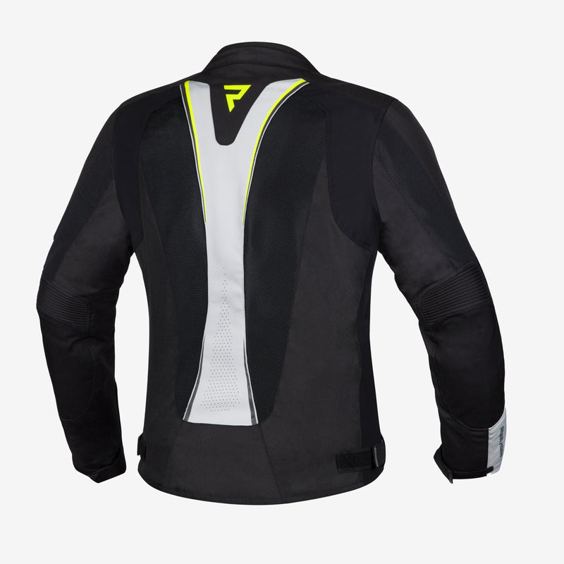 Kurtka motocyklowa tekstylna damska Rebelhorn Hiflow 4 Black Silver Fluo Yellow 3 214501_ZAL420728.jpg