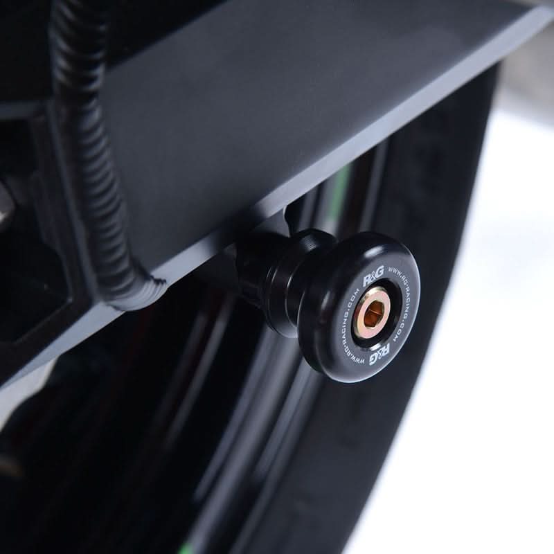 ROLKI WAHACZA RG RACING KAWASAKI Z 900, TRIUMPH BONNEVILLE BOBBER 17- BLACK 1