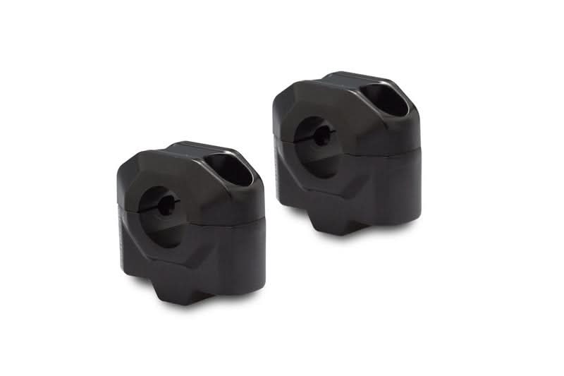 ZESTAW PODWYŻSZAJĄCY KIEROWNICĘ SW-MOTECH 22MM PODWYŻSZENIE 25MM BLACK 1