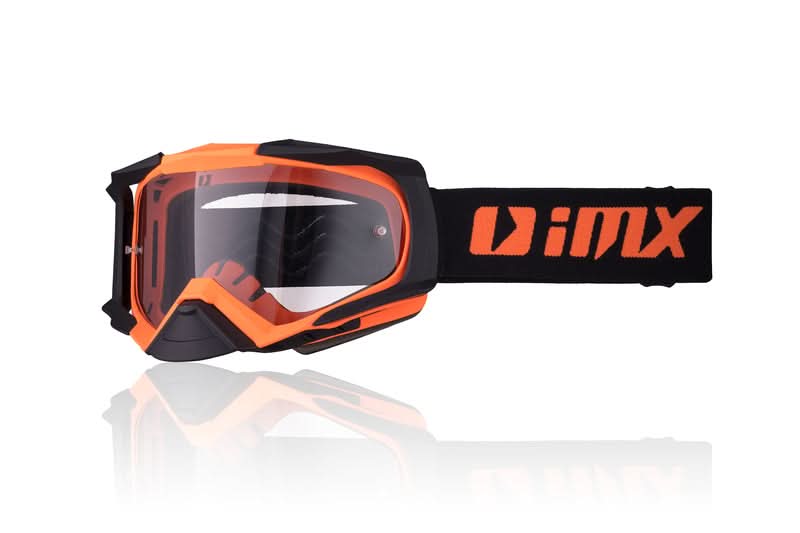 Gogle iMX Racing Dust Orange Matt/Black Matt z Szybą Dark Smoke + Clear (2 szyby w zestawie) 1 164718_ZAL254214.jpg