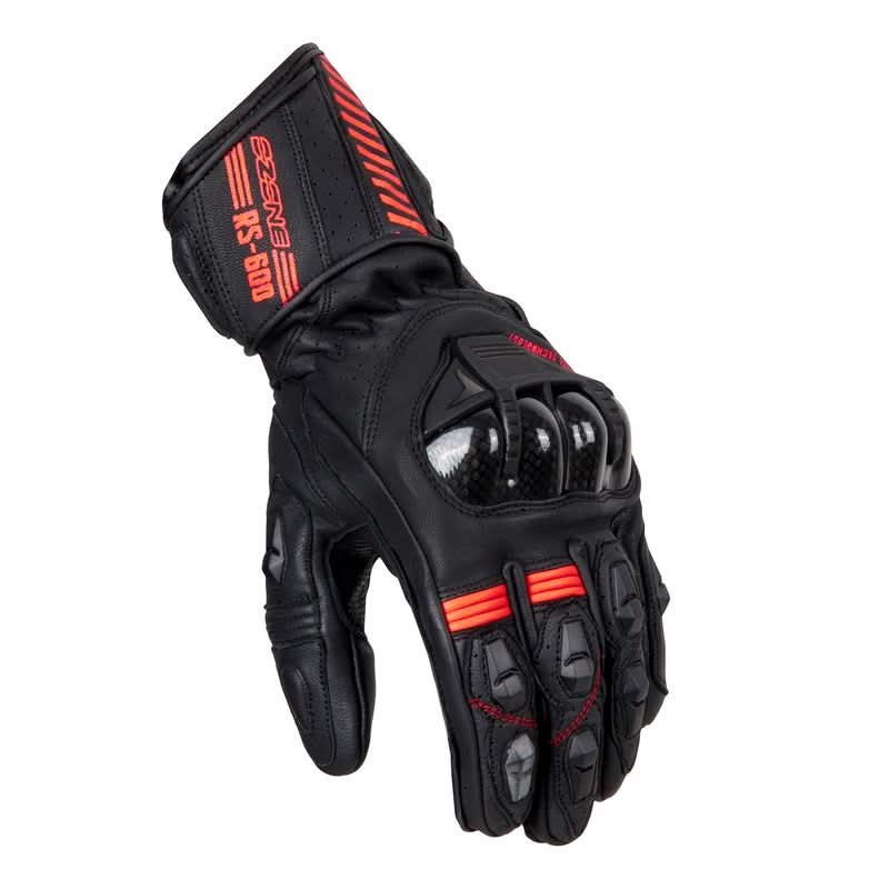 Rękawice Skórzane Ozone Rs600 Black/Fluo Red 3 214576_ZAL474674.jpg