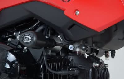 CRASHPADY AERO RG RACING HONDA MSX125 (GROM) UP TO 2016 BLACK 1