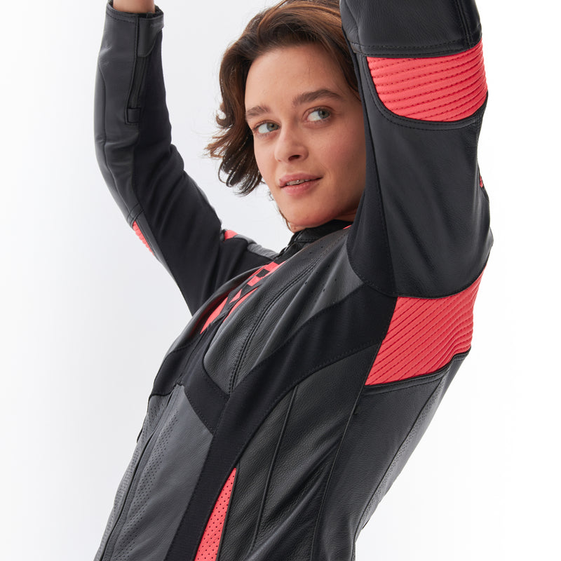Kurtka motocyklowa skórzana damska Rebelhorn Rebel Pink Black 16 290230_ZAL676402.jpg