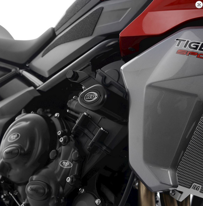 CRASHPADY AERO RG RACING TRIUMPH TIGER 660 SPORT 22- BLACK 1