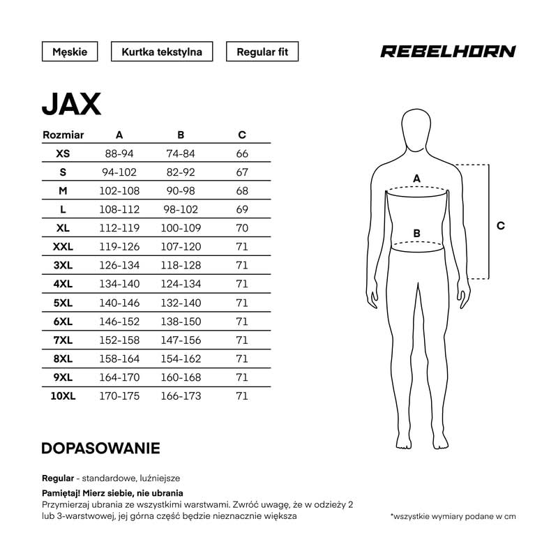 Kurtka motocyklowa tekstylna Rebelhorn Jax Black Grey 45 293607_ZAL695823.jpg