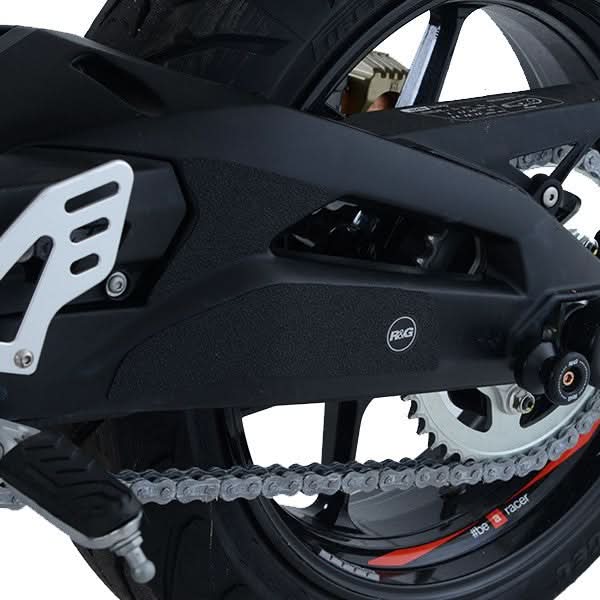 OSŁONA WAHACZA RG RACING APRILIA SHIVER 900, 4 CZĘŚCI BLACK 1