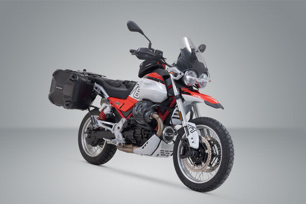ZESTAW KUFRÓW BOCZNYCH SW-MOTECH DUSC 33/41L MOTO GUZZI V85 TT / STRADA (24-) BLACK 3