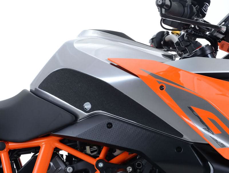 NAKLEJKA NA BAK TANKPAD ANTYPOŚLIZGOWY 2 CZĘŚCI RG RACING KTM SUPERDUKE GT BLACK 1