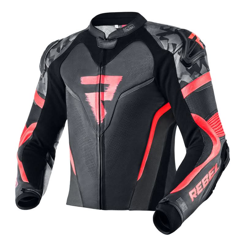 Kurtka Skórzana Rebelhorn Rebel Black/Flo Red 1 193659_ZAL388602.jpg