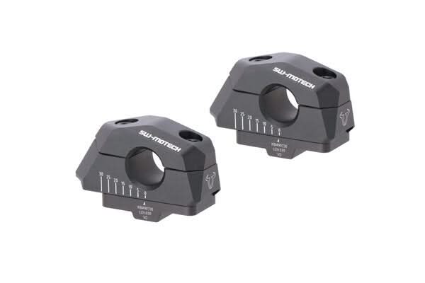 ZESTAW PODWYŻSZAJĄCY KIEROWNICĘ 22MM SW-MOTECH PODWYŻSZENIE 25MM REGULACJA ODCHYLENIA BMW F 750 GS 1