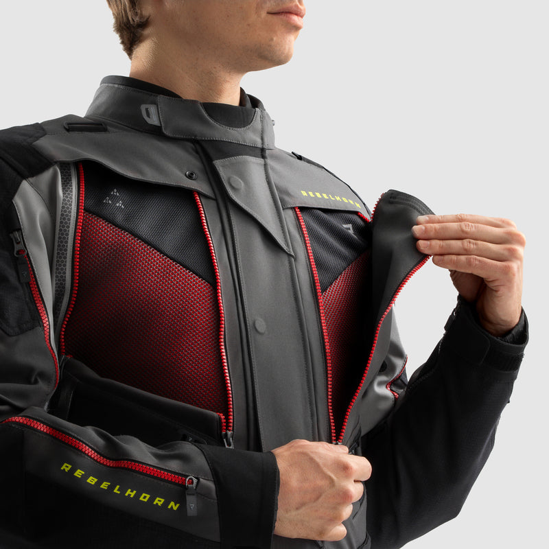 Kurtka Motocyklowa Tekstylna Rebelhorn Hardy 3.0 Dark Grey Black Fluo Yellow 39 324094_ZAL795023.jpg