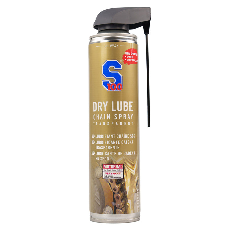 SMAR DO ŁAŃCUCHA W SPRAYU S100 DRY LUBE CHAIN SPRAY 400ML 1