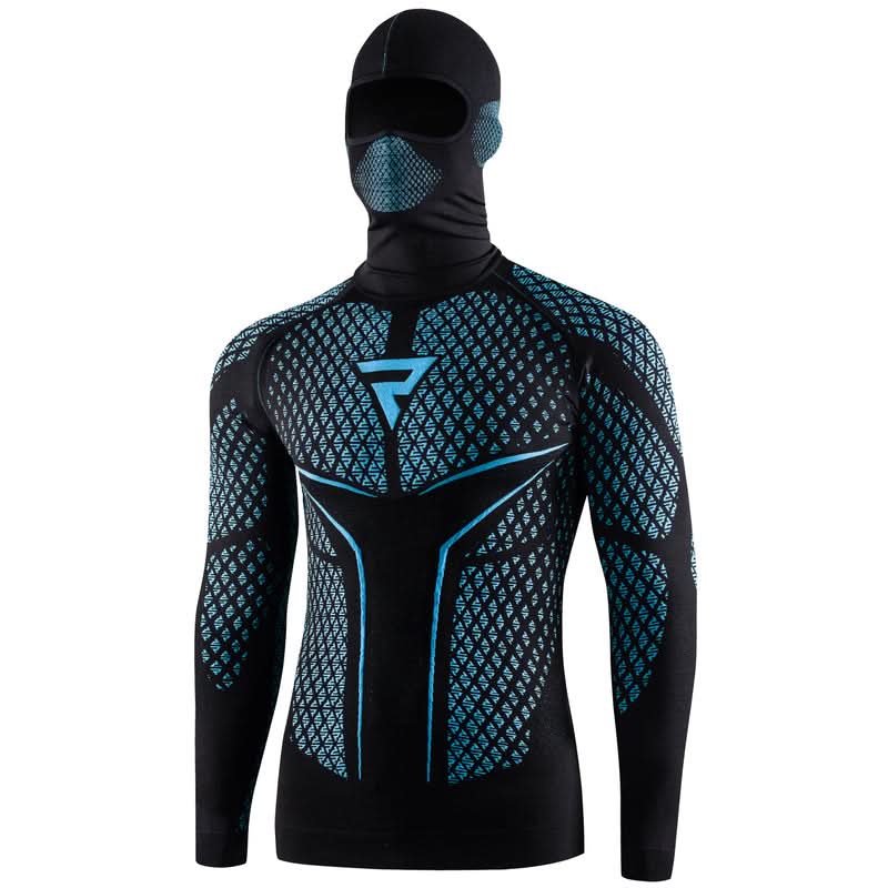 Koszulka Termoaktywna z Kominiarką Rebelhorn Therm II Black/Blue z Długim Rękawem 1 225786_ZAL418787.jpg