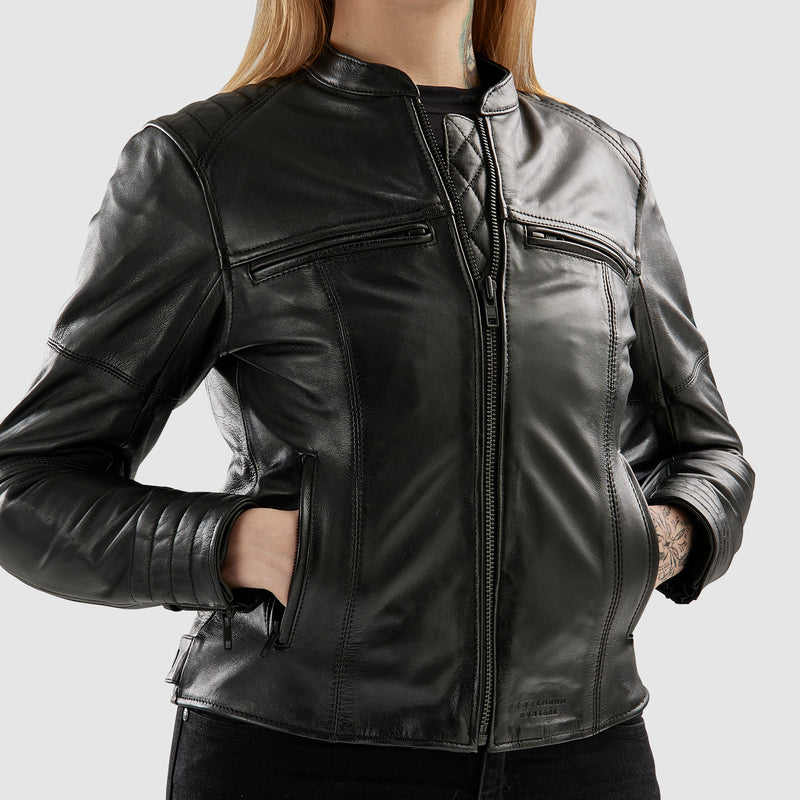 Kurtka motocyklowa skórzana damska Rebelhorn Hunter 2 Black 20 277827_ZAL712303.jpg