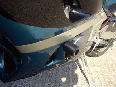 CRASHPADY CLASSIC RG RACING KAWASAKI ZZR600 D/E BLACK 1