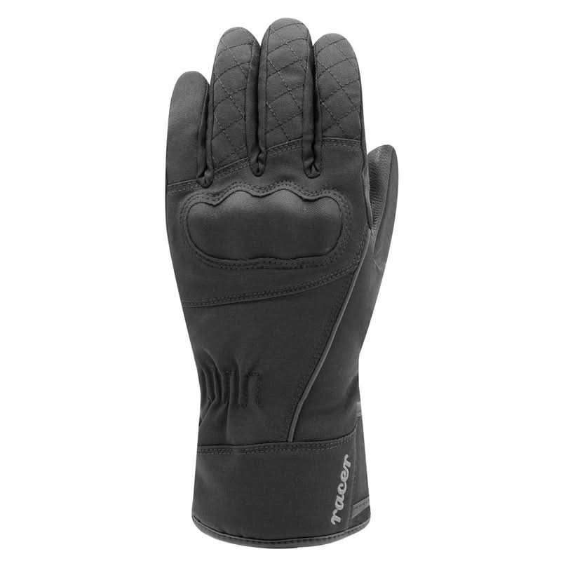 Motocyklowe Rękawice Skórzano-Tekstylne Racer Lady Sierra 2 Black 1 230120_ZAL422713.jpg