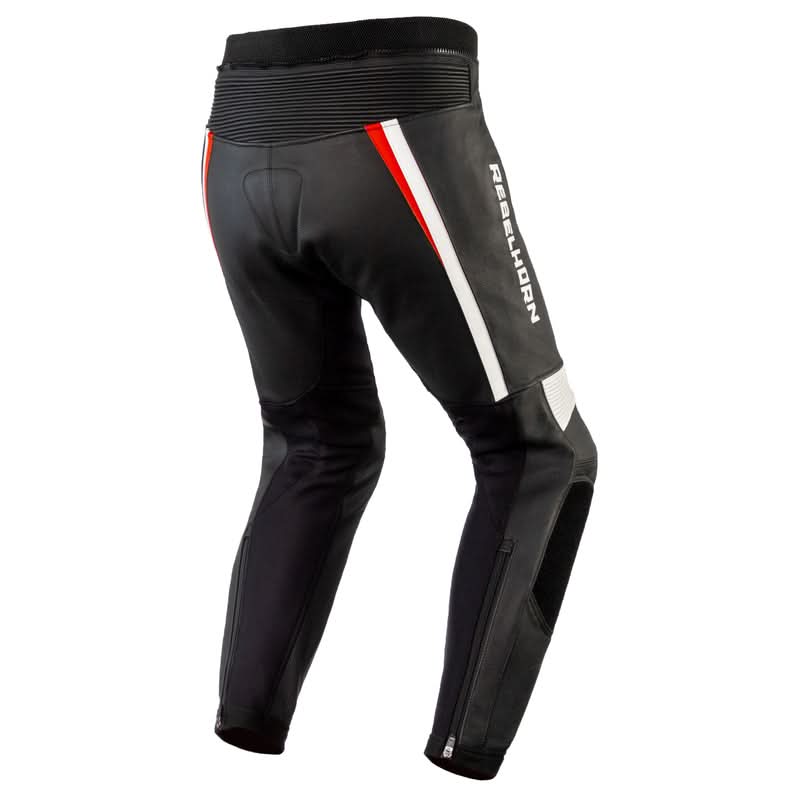 Motocyklowe Spodnie Skórzane Rebelhorn Piston II Pro Black/White/Flo Red 3 167997_ZAL283217.jpg