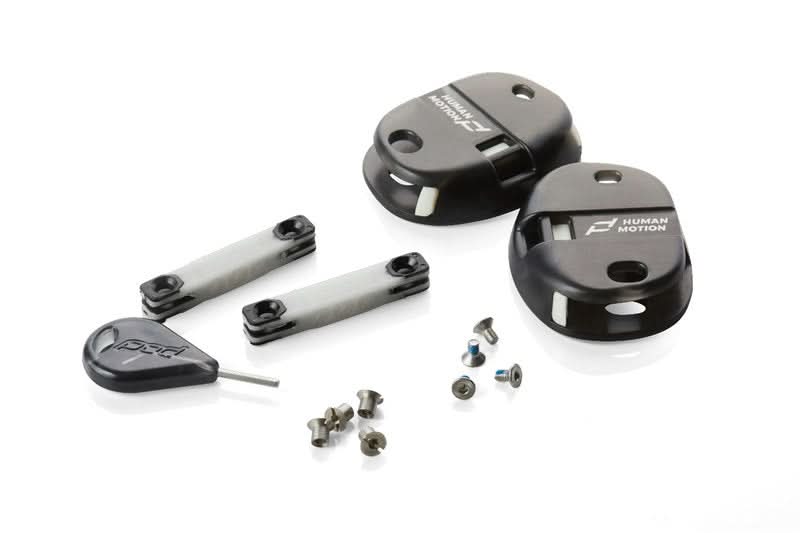 ZAWIASY POD KOMPLET Z OSŁONAMI I BLOKADĄ (NA JEDNĄ ORTEZĘ) K8 2.0/K8/K4/K1/K700/K300 1