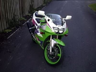 CRASHPADY CLASSIC RG RACING KAWASAKI ZXR400 BLACK 1