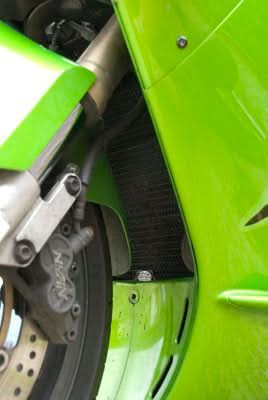 OSŁONA CHŁODNICY RG RACING KAWASAKI ZX12-R 02- 06 TITANIUM 1