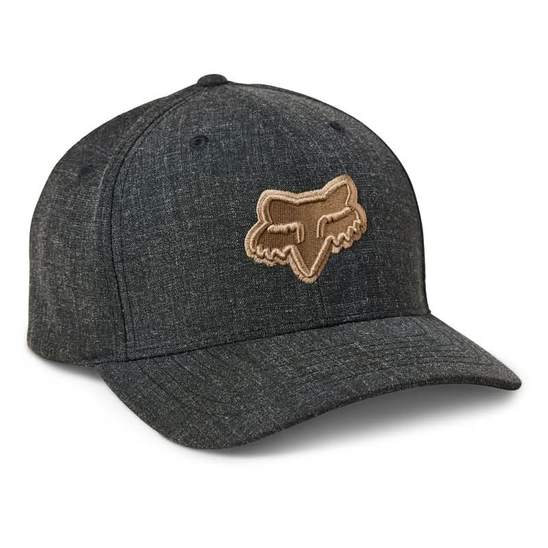 Czapka z Daszkiem Fox Transposition Flexfit Heather Black 1 262697_ZAL534152.jpg