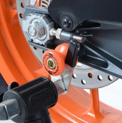 ROLKI WAHACZA M10 RG RACING Z750 -06, ZX-10R -07, ZX12-R, Z250SL, NINJA - ORANGE 3