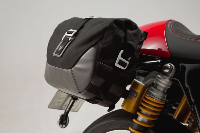 ZESTAW SAKW I STELAŻY LEGEND GEAR SW-MOTECH TRIUMPH THRUXTON 1200 (16-19) TFC (18-) BROWN 1