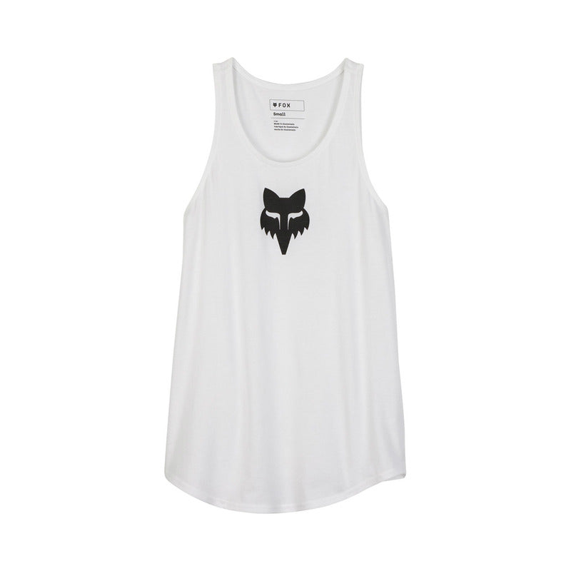 Koszulka Bez Rękawów Damska FOX Head White 1 298647_ZAL767279.jpg