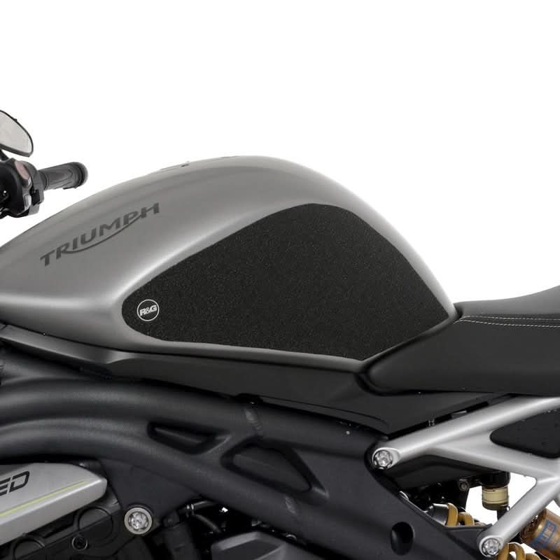 NAKLEJKA NA BAK TANKPAD ANTYPOŚLIZGOWY 2 CZĘŚCI RG RACING TRIUMPH SPEED TRIPLE 1200 RS 21- BLACK 1