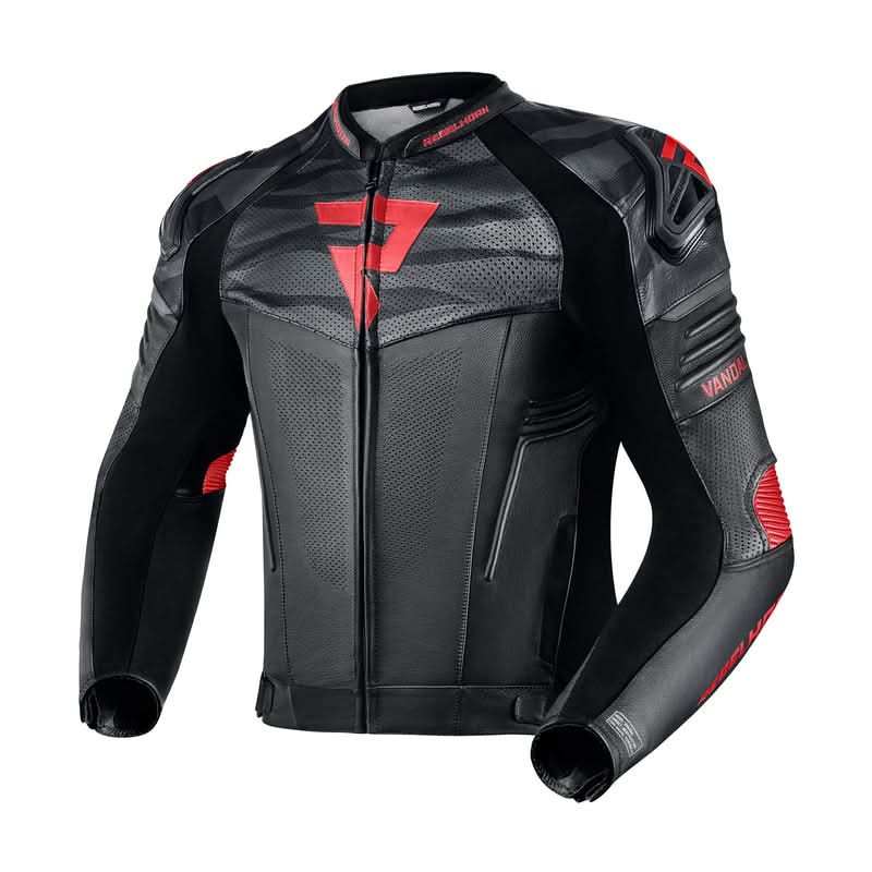 Kurtka Skórzana Rebelhorn Vandal Black/Flo Red 4 214110_ZAL632369.jpg