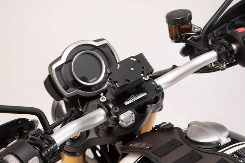 MOCOWANIE GPS NA KIEROWNICĘ SW-MOTECH HONDA/SUZUKI/TRIUMPH MODELS BLACK 1