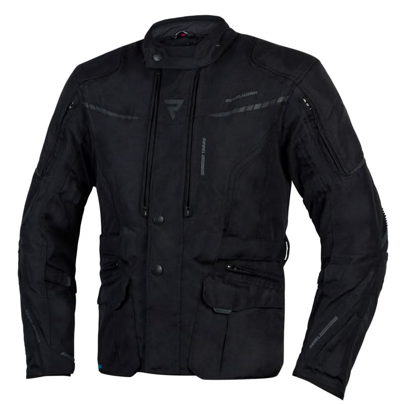 Motocyklowa Kurtka Tekstylna Rebelhorn Hiker III (Fixed Membrane) Black 1 224873_ZAL390915.jpg
