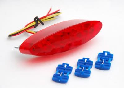 PODŚWIETLENIE TABLICY REJESTRACYJNEJ RG RACING RED LENS 1