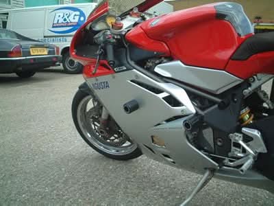 CRASHPADY CLASSIC RG RACING MV AGUSTA F4, LOWERS BLACK 1
