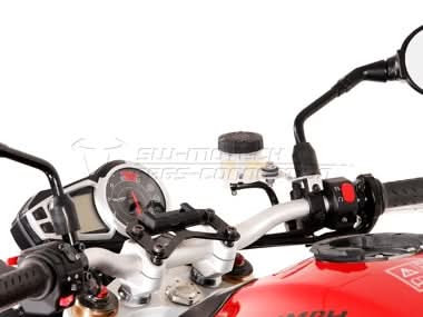 MOCOWANIE GPS NA KIEROWNICĘ SW-MOTECH TRIUMPH SPEED TRIPLE 1050 (10-) BLACK 5