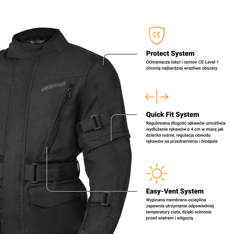 Kurtka Motocyklowa Tekstylna Junior Ozone Sahara Black 10 279825_ZAL710508.jpg