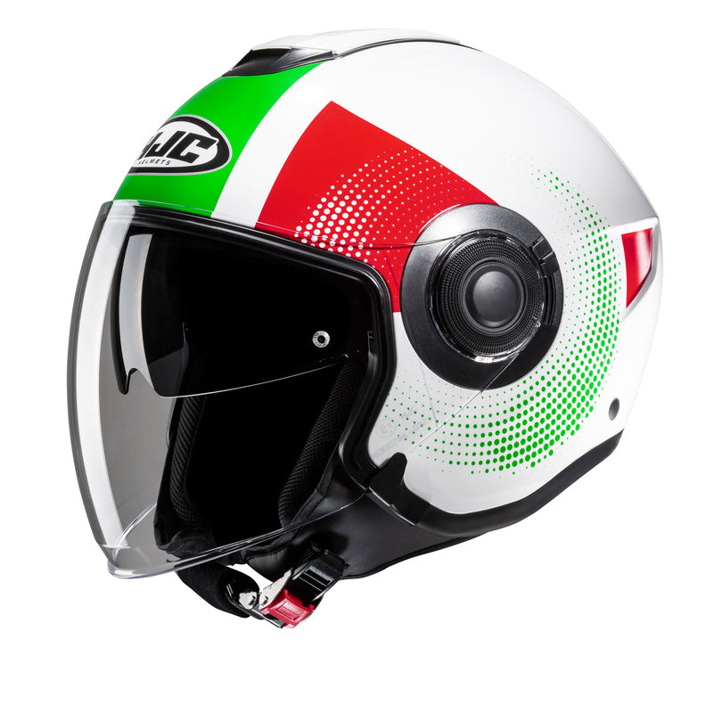 Kask motocyklowy HJC I40N Pyle White Green 1 303384_ZAL662548.jpg